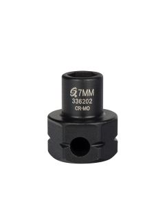 Sunex Tools 3/8 in. Drive 6-Point Low Profile Impact Socket w/ Hex Shank, 7 mm