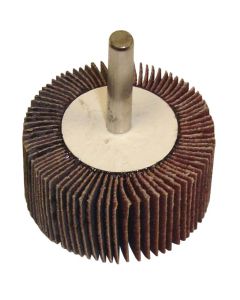 Flap Wheel 2" x 1" x 1/4" - 60 Grit, Abrasive Sandpaper