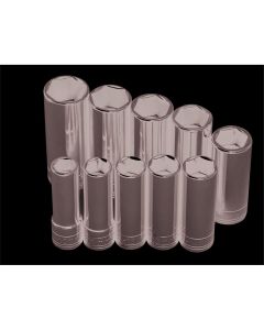 10 pc. 3/8" Drive 6-Point Metric Chrome Socket Set
