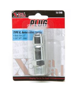 1/2" TRUFLATE "G" PLUG, 3/8" MPT