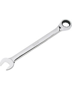 Combination Ratcheting Wrench, 7/8" Ratcheting Box End and Standard Open End
