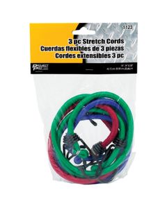 3pc Stretch Cords (18" 24" 36"