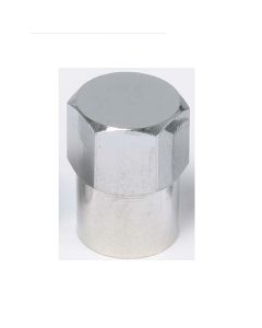 Chromed Long Skirted Plastic Sealing Cap (Box of 100)