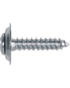 Phillips Oval Head Trim Screw, Size: 10 x 3/4", Head Size: #8, Finish: Chrome, Qty: 100