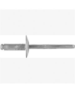All Aluminum Pop Rivets, Size: 3/16", Size: 5/8", Length: 1/4"-3/8", Qty: 100, Other: IND #66L