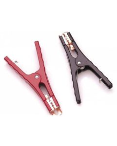 Bayco Battery Booster Cable Clamps, 400 Amp, Steel Clamps w/ Copper Plated Teeth, One Pair