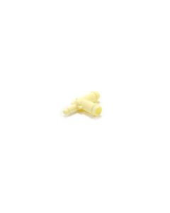 3-Way Vacuum Tee Connector 3/8" x 3/16" x 3/8" (100/Bag)
