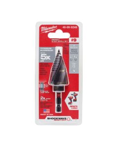 Milwaukee 7/8 in. - 1-1/8 in. SHOCKWAVE Impact Step Drill Bit, #9