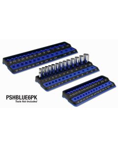 Blue Peg Socket Holder (6-Pack)