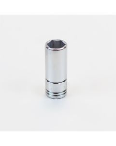 9/16" 1/4" Drive Fract SAE Semi Deep Chrome Socket