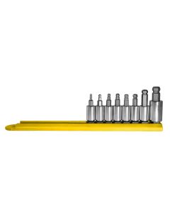8 Piece SAE Ball Hex Socket Bit Set