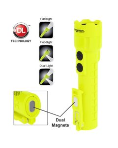 Bayco Intrinsically Safe Permissible Dual-Light Flashlight w/ Dual Magnets
