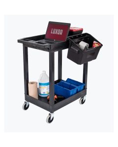 24 x 18 Plastic Utility Tub Cart with Bins
