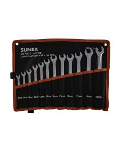 12 Pc. Metric Full Polish V-Groove Combination Wre