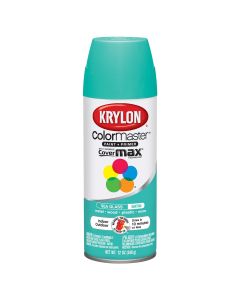 Krylon Colormaster Paint; Satin Sea Glass; 12 oz. Aerosol