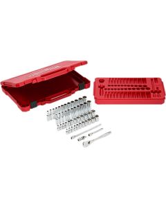 1/4" Drive 50 Pc. Ratchet & Socket Set - SAE & Metric