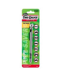 Pencil Tire Gauge, 5 to 50 PSI, Carded