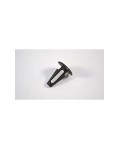 Black Nylon Retaining Clip; Head Diameter 13mm (Bag 25)
