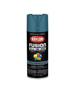 Krylon Fusion All-In-One Paint + Primer, Satin Peacock Blue