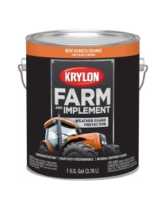 Krylon Farm/Implement; New Kubota Orange; 128 oz. Gallon