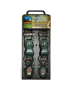 2 Piece Ratchet Tie Down Set
