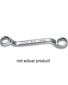 8mm x 9mm 6 Point SuperKrome Short Deep Offset Box End Wrench