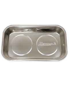 Homak Mfg. 9 in. Rectangular Magnetic Tray, Stainless Steel