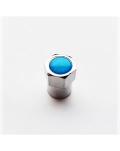 TPMS Valve Cap Copper - Blue 4pk
