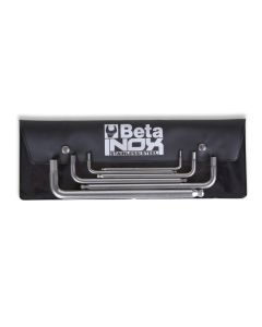 6-Piece 2.5 to 8 mm Ball End Hex Key Set in Wallet