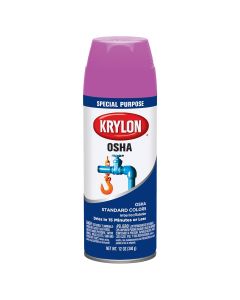 Krylon OSHA Color Paints; Safety Purple; 12 oz. Aerosol