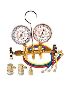R12/R134 Brass Manifold Set