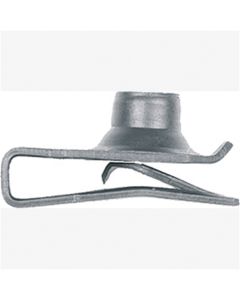 Thread Cutting Nuts 5/8" Flange Zinc Finish, Screw: 6.3-1.00mm, Range: .010"/.165", Qty: 10,