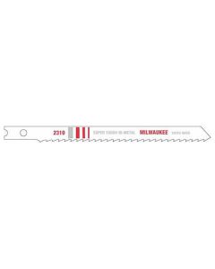 Milwaukee 4-1/8 in. General Purpose Jig Saw Blades, 10 TPI, Bi-Metal, U-Shank, (5-Pack)