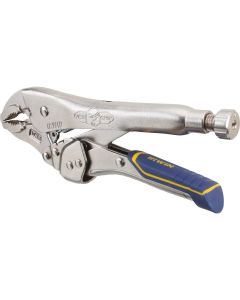 IRWIN VISE-GRIP Locking Pliers, Fast Release, Curved Jaw with Wire Cutter, 10-Inch (IRHT82578)