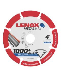 LENOX Metal Max Angle Grinder Diamond Cutoff Wheel 4 in. x 5/8 in.