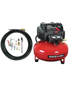 Porter Cable Pancake Compressor Kit, 6 Gallon