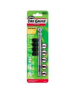 Pencil Tire Gauge, 20 to 120 PSI, with Caps, Carded