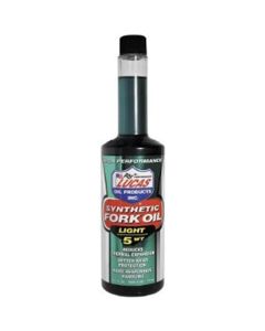Engine Oil Additives, Synthetic Fork Oil 5WT, 16oz Size Bottles, Case of 12