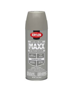 Krylon Covermaxx Paint+Primer; Gloss Castle Rock; 12 oz. Aerosol