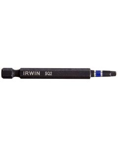 Irwin Tools Impact Performance Series Square Recess Power Bit #2, 3 in.