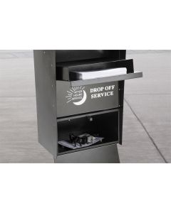 Self Contained Key Drop Box, Black