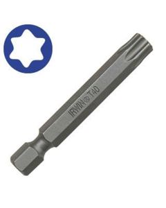 Power Bit, T27 Torx, 1/4 in. Hex Shank with Groove, 2 in. Long (Bulk)