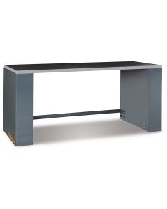 Shockproof Sheet Metal 80 in. Workbench, Grey