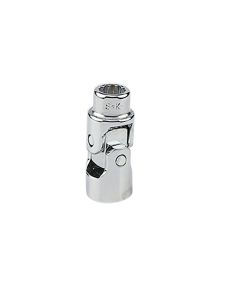 6mm 1/4" Drive 12-Point Metric Flex Chrome Socket