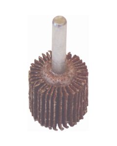 Flap Wheel 1" x 1" x 1/4" - 40 Grit, Abrasive Sandpaper