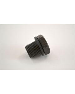 Drain Plug 1/2" - 20 Triple Oversized Machined With Fiber Gasket - 3/4" Hex