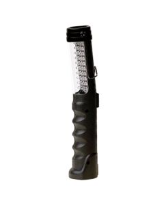 Bayco Rechargeable LED Work Light, 30 LED Flood Light, 6 LED Spotlight, Black Body, AC and DC Chargers