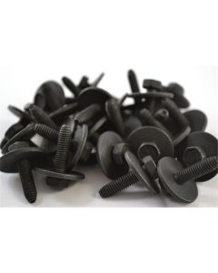 Loose Washer Black Phosphate Finish Metric Type CA Body Bolt, 6  1.00 x 25mm (25/Bag)
