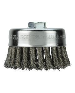 4" Knot Wire Cup Brush - Carbon Steel