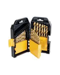 Titan 29-Piece Titanium Coated Drill Bit Set